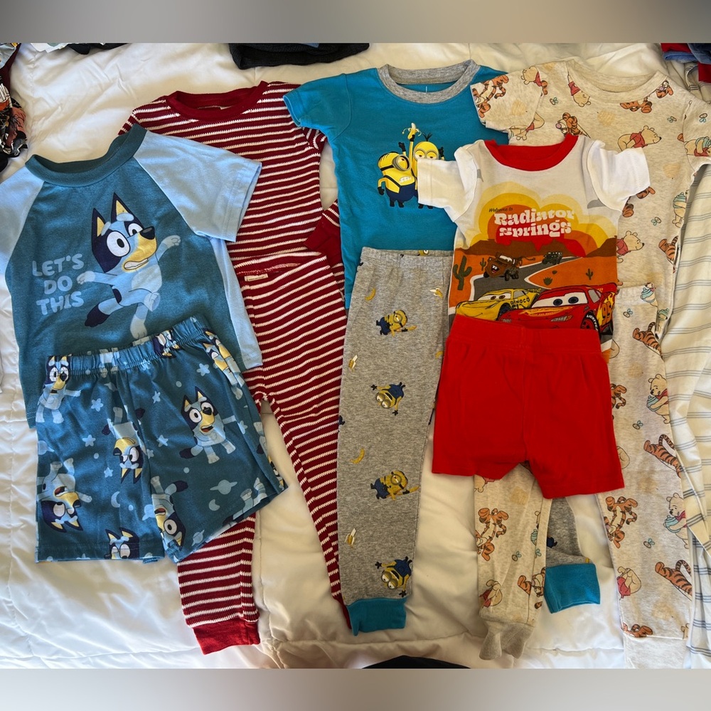 2T Boys Pajama Bundle